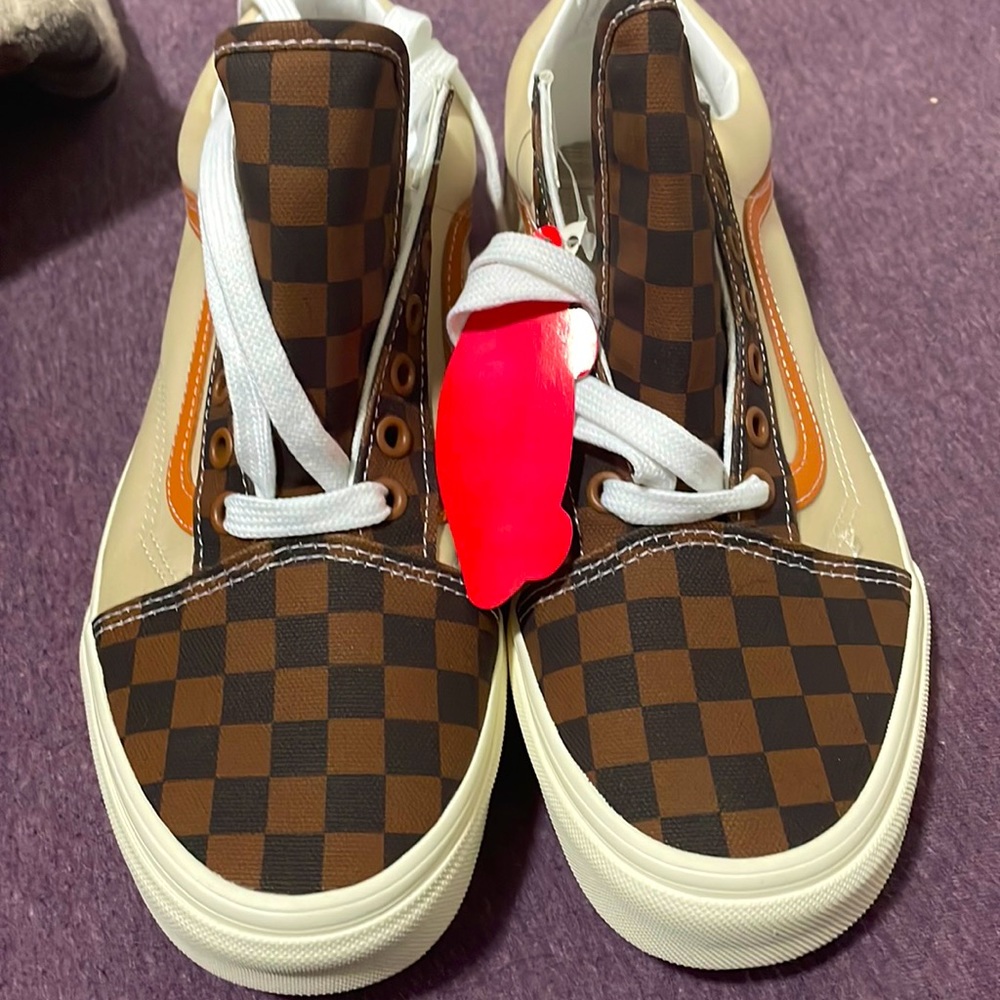 Vans old skool mixed utility checkered board